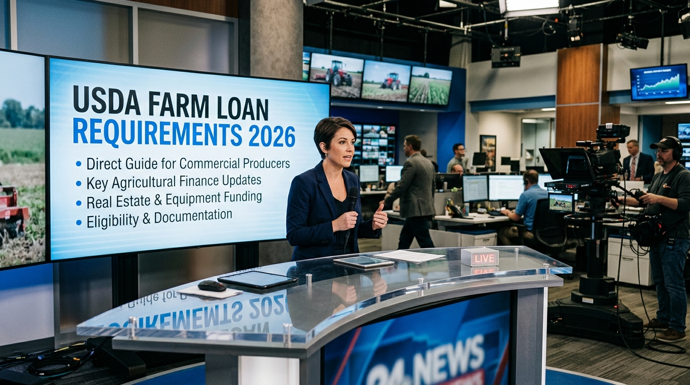 Illustration: USDA Farm Loan Requirements 2026: A Direct Guide for Commercial Producers